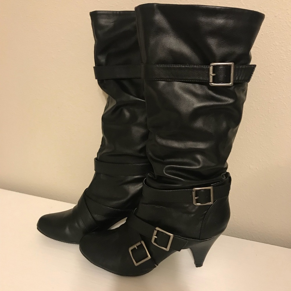 Black boots